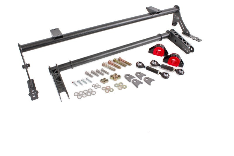 BMR 05-14 S197 Mustang Rear Bolt-On Hollow 35mm Xtreme Anti-Roll Bar Kit (Poly) - Black Hammertone - XSB005H