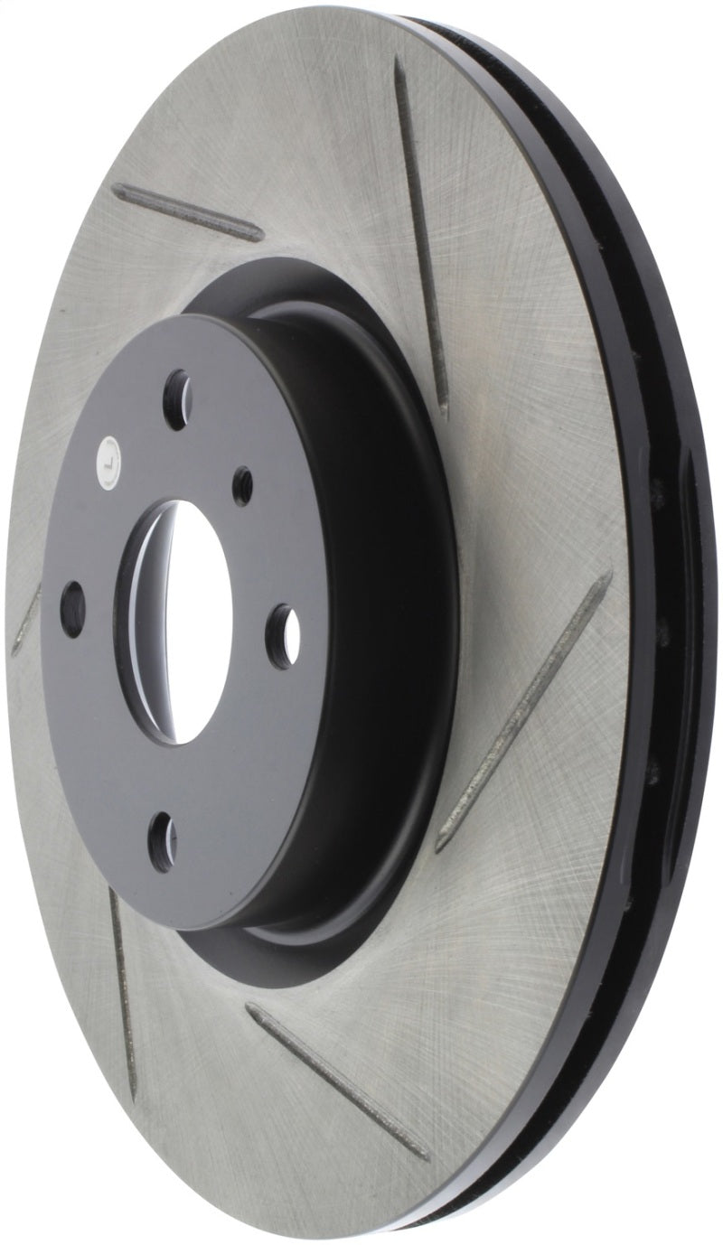 StopTech 16-18 Mazda Miata MX-5 Sport Slotted Front Left Rotor - 126.45090SL