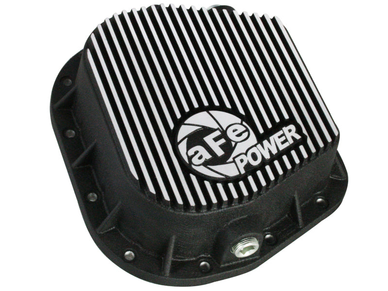 aFe Power Rear Differential Cover (Machined) 12 Bolt 9.75in 11-13 Ford F-150 EcoBoost V6 3.5L (TT) - 46-70152