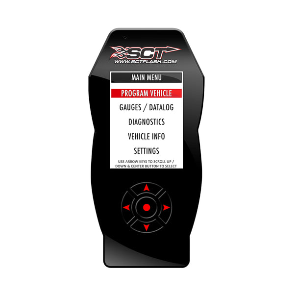 SCT Ford Cars & Trucks (Gas & Diesel) X4 Power Flash Programmer EO Certified - 7015PEO for 2011-2019 Ford F 250 - front view