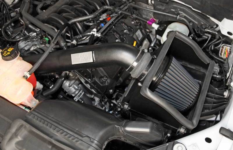 K&amp;N 2015 Ford F150 5.0L V8 Blackhawk Performance Intake Kit - 71-2591
