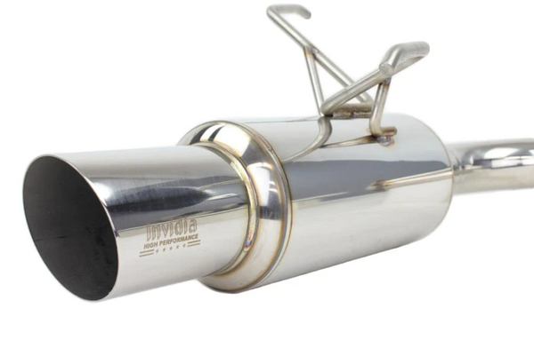 Invidia 2022+ Subaru WRX Single N1 Stainless Steel Tip Cat-Back Exhaust - HS22SW4GTP for 2022-2025 Subaru WRX