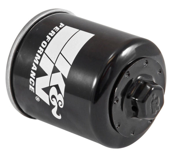 K&N Piaggio 2.156in OD x 3.063in Height Oil Filter - KN-183 for 2005-2015 Piaggio Fly 150 - front view