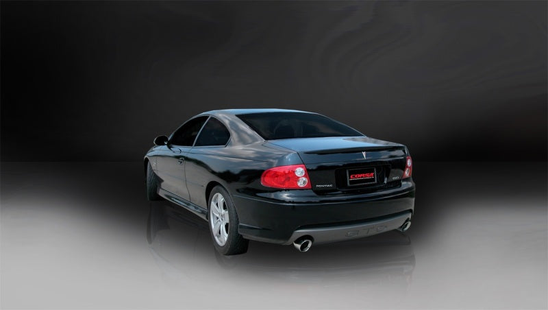 Corsa 05-06 Pontiac GTO 6.0L V8 2.5in Sport Cat-Back + XPipe Exhaust Polished Tips - 14189
