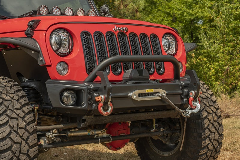 Rugged Ridge Arcus Front Bumper Set W/ Overrider 2018 Jeep Wrangler JK - 11549.13