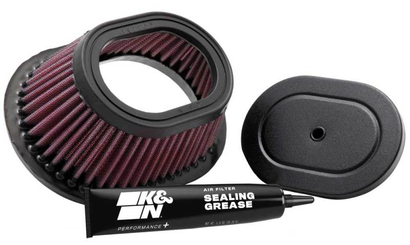 K&N 88-09 YFS200 Blaster/Grizzly Air Filter - YA-2088 for 1988-2006 Yamaha YFS200 Blaster - front view