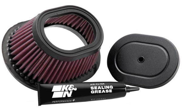 K&N 88-09 YFS200 Blaster/Grizzly Air Filter - YA-2088 for 1988-2006 Yamaha YFS200 Blaster - front view