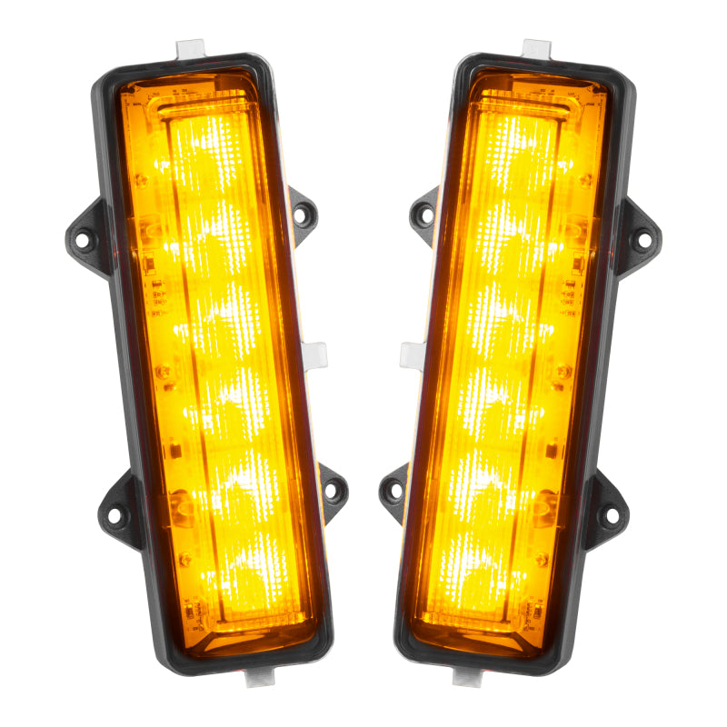 Oracle Lighting 21-23 Ford Bronco Dual Function Reverse LED Modules Flush Tail Light - Amber/White - 5915-FB-023