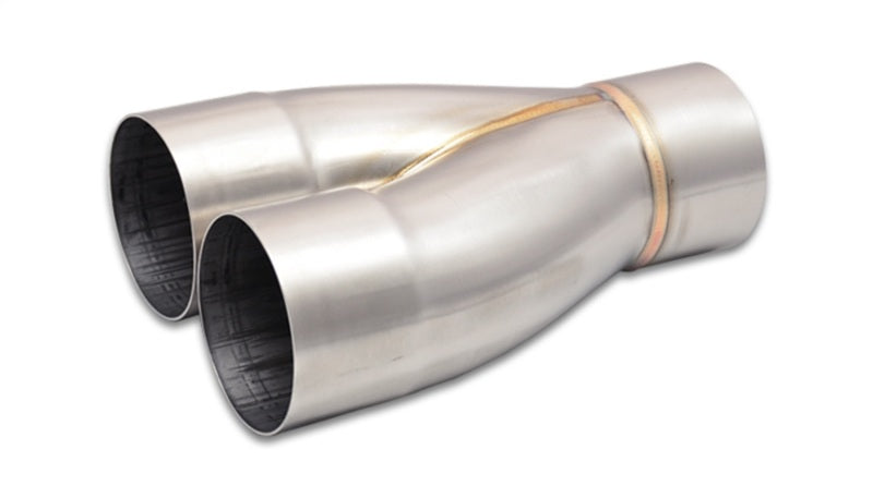 Vibrant 2-1 SS Merge Collectors (3in Inlet Slipover ID 3in Outlet OD) - Sold Individually - 10360