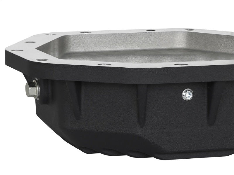 aFe Power Pro Ser Rear Diff Cover Black w/Mach Fins 2017 Ford Diesel Trucks V8-6.7L(td) Dana M275-14 - 46-70352