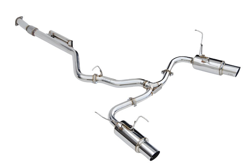 Invidia 2022+ Subaru WRX N1 Twin Outlet Single Layer SS Tip Cat-Back Exhaust