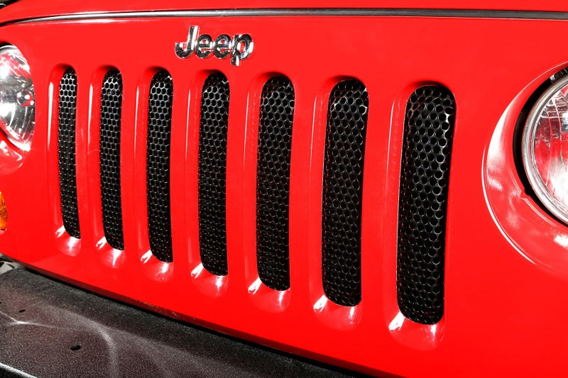 Rugged Ridge Grille Insert Black 07-18 Jeep Wrangler - 11401.32