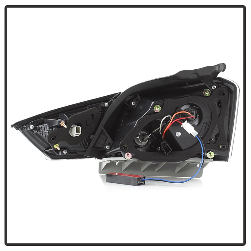 xTune 14-18 Chevy Impala (Excl 14-16 Limited) LED Tail Lights - Black Smoke (ALT-JH-CIM14-LBLED-BSM) - 9042164