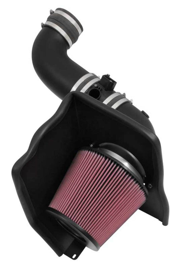 K&N 15 GMC Sierra 2500/3500HD 6.6L V8 Aircharger Performance Intake - 63-3087 for 2015-2016 Chevrolet Silverado 2500 - front 