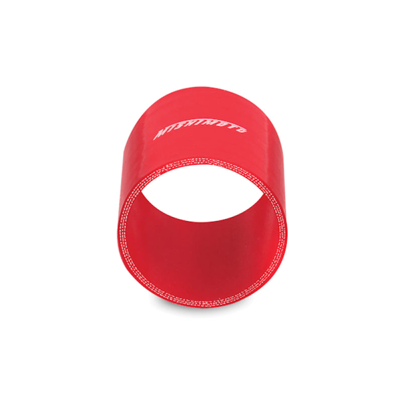 Mishimoto 2.5 Inch Red Straight Coupler - MMCP-25SRD