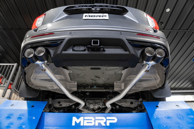 MBRP 20-21 Ford Explorer ST 3.0L EcoBoost Dual Rear Exit Axle Back w/ Quad Tip AL Exhaust System - S5203AL
