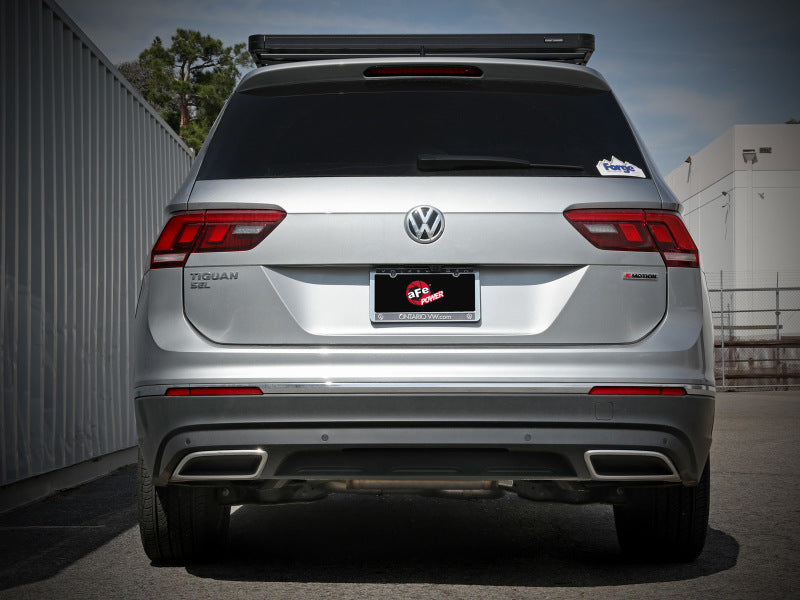 aFe MACH Force-Xp 3in - 2 1/2in SS Cat Back Exhaust System VW Tiguan 18-22 2.0- 110in Wheelbase - 49-36449
