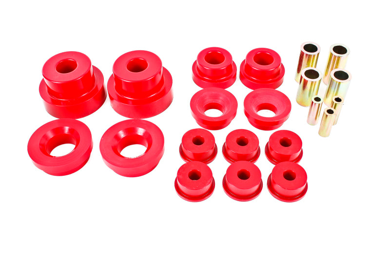 BMR 10-15 5th Gen Camaro Pro Version Rear Cradle Bushing Kit (BK024 BK029) - Red - BK030 for 2010-2015 Chevrolet Camaro