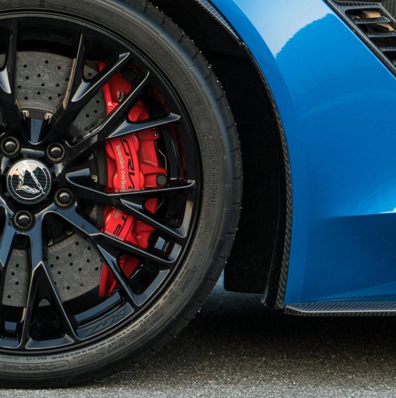 Anderson Composites 14+ Chevrolet Corvette C7 Stingray/Z06 Front Mud Flaps - AC-FMG14CHC7-OE