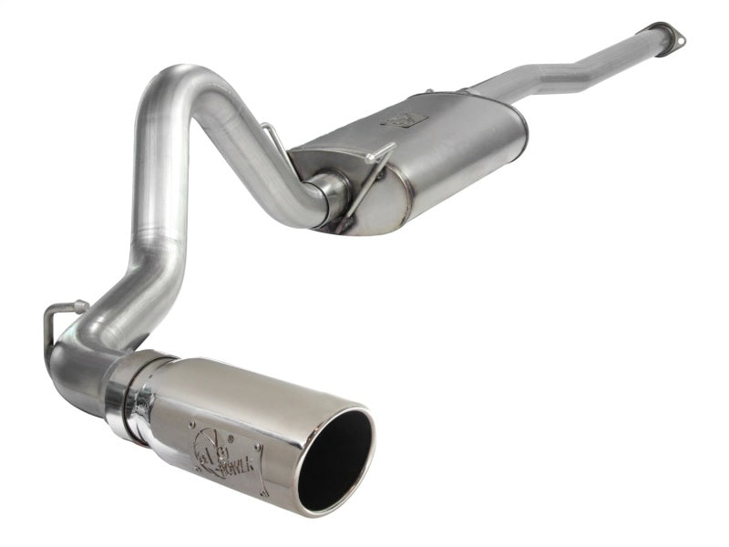 aFe MACHForce XP Exhausts Cat-Back SS-409 EXH CB Toyota Tacoma 05-13 V6-4.0L (Pol Tip) - 49-46001-1P