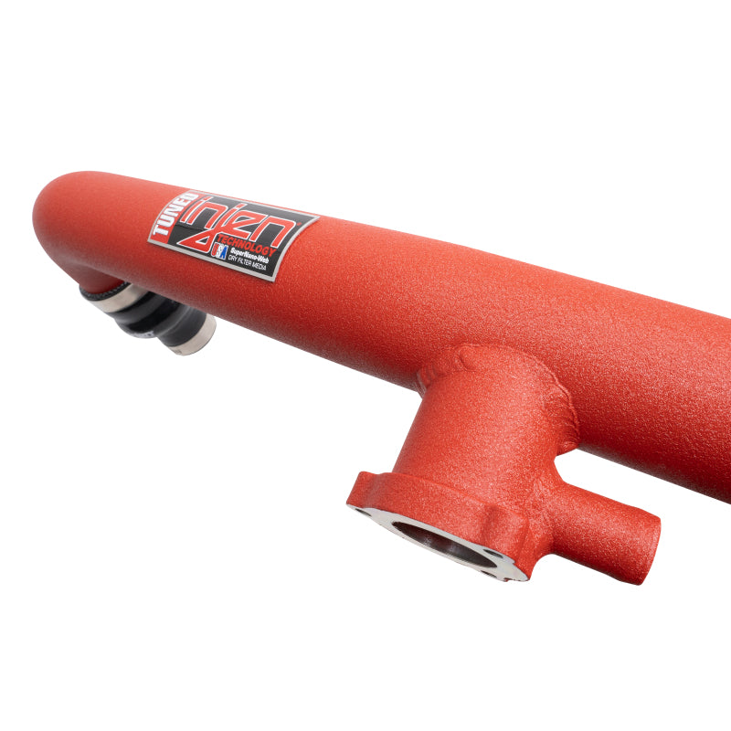 Injen 21-25 Ford Bronco 2.7L V6 (TT) EcoBoost SES Intercooler Pipes - Wrinkle Red - SES9301ICPWR