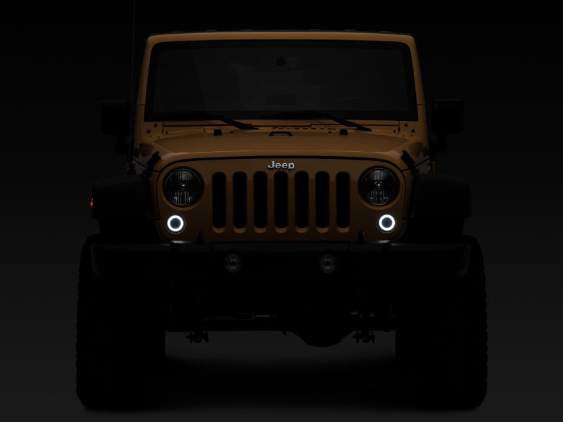 Raxiom 07-18 Jeep Wrangler JK Axial Series LED Turn Signals w/ Halo (Smoked) - J127017
