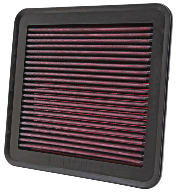 K&N 08 Mitsubishi Triton 2.5L-L4 DSL Drop In Air Filter - 33-2951 by K&N Engineering - front view