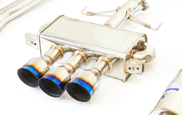 Invidia 17-19 Honda Civic Type R Q300 Triple Titanium Tip Cat-back Exhaust - HS17CTRFQ33ST for 2017-2022 Honda Civic Type R -