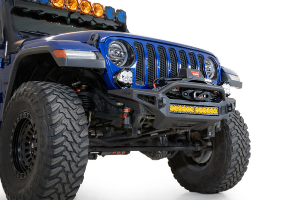 Addictive Desert Designs 18-23 Jeep JL/JT Rock Fighter Front Bumper - F964900010103 for 2018-2026 Jeep Wrangler - front view