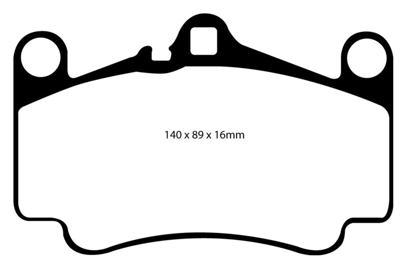 EBC 03-05 Porsche 911 (996) (Cast Iron Rotor only) 3.6 Carrera 4S Redstuff Front Brake Pads - DP31515C