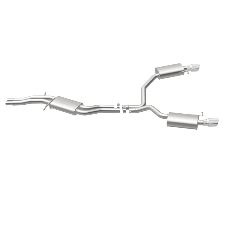 MagnaFlow Sys C/B 12-15 Audi A6 / A7 3.0L V6 SS 2.5in Dual Split Rear Ext 4in Tips - 19159
