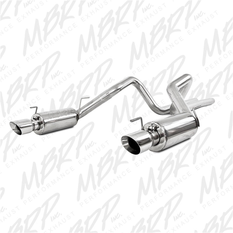 MBRP 05-09 Ford Shelby GT500 / GT Dual Split Rear Street Version 4in Tips T409 Exhaust System - S7269409