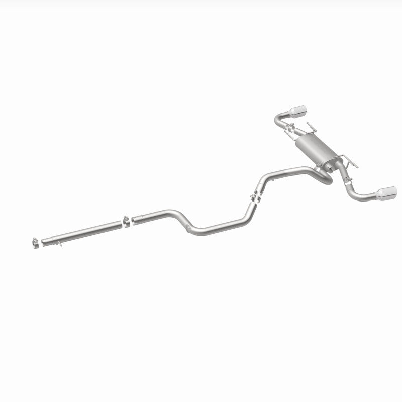 MagnaFlow 10-12 Mazda 3 L4 2.5L Hatchback Split Rear Exit Stainless Cat Back Performance Exhaust