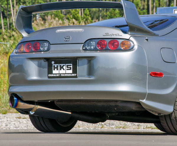 HKS RACING MUFFLER TOYOTA JZA80 USA - 31008-BT001 for 1993-1998 Toyota Supra - front view