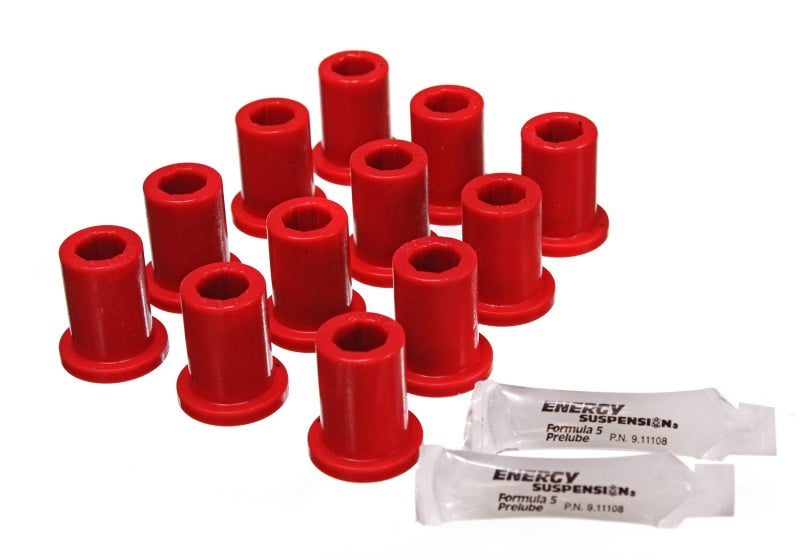 Energy Suspension Toy 4 X Sprg Bush O.E.M. Fj40 - Red - 8.2105R for 1969-1980 Toyota Land Cruiser - front view