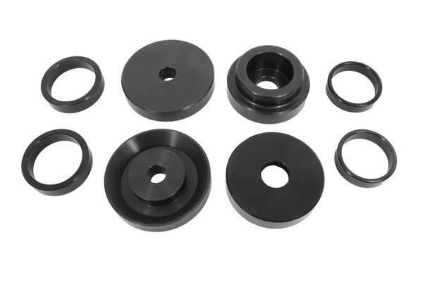 BMR 2008-2018 Challenger Rear Cradle Lockout Bushing Kit - Black Anodized - SCB110 for 2008-2018 Dodge Challenger