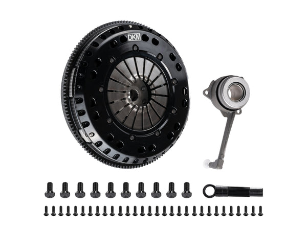 DKM Clutch 2.0 VW/Audi A3 TSI 8 Bolt Motor MS Twin Disc Clutch w/Steel Flywheel (660 ft/lbs Torque) - MS-034-060 for 2008-202