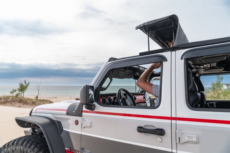 Rugged Ridge 20-22 Jeep Gladiator JT Voyager Fastback Soft Top - Black Diamond - 13595.14
