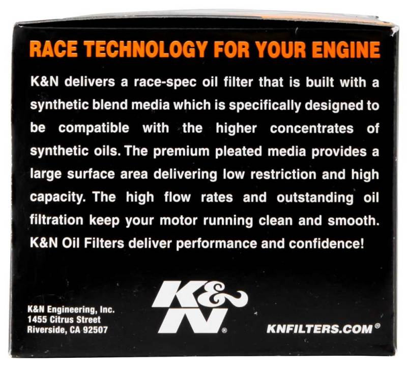 K&amp;N Oil Filter for 2005-2014 BMW K1200 GT/R/RS/S/ K1300 GT/R/S/ R1200 GS/R/RT S1000RR