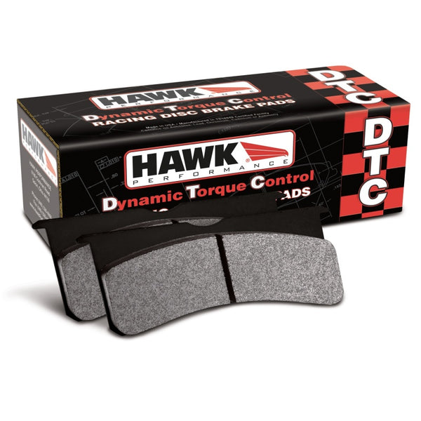 Hawk 13-14 Ford Focus ST / Mazda/ Volvo DTC-30 Race Rear Brake Pads - HB478W.605 for 2004-2011 Volvo S40 - front view