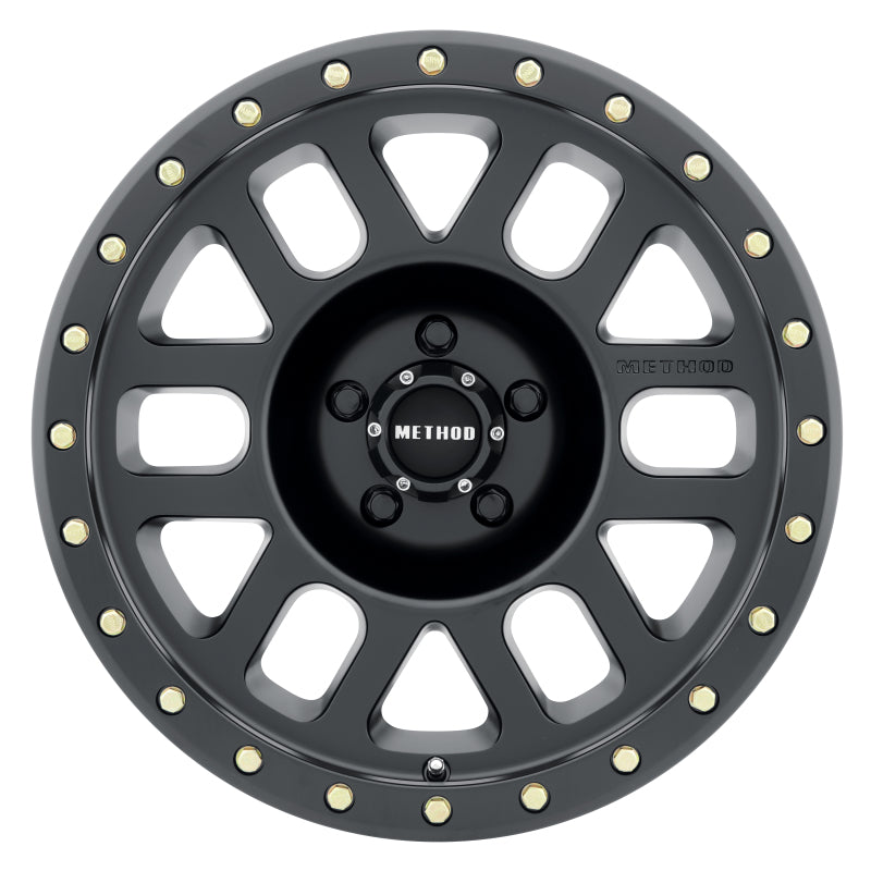 Method MR309 Grid 17x8.5 0mm Offset 5x5 94mm CB Matte Black Wheel - MR30978550500