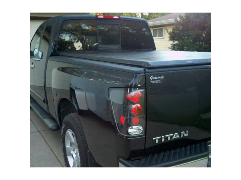 Spyder Nissan Titan 04-14 Euro Style Tail Lights Black ALT-YD-NTI04-BK - 5007025