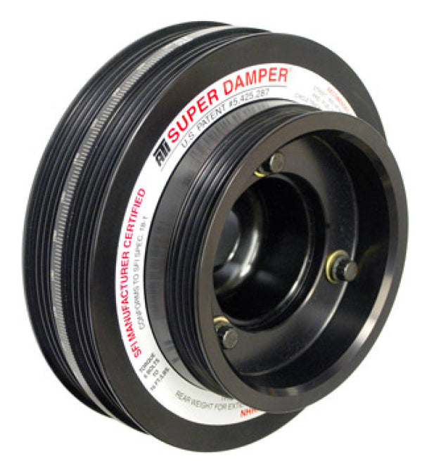 ATI Damper - 6.78in - Alum - 6/4 Grv - Nissan V6 350Z VQ35 - Street - 2 Ring - ATI918588 by ATI
