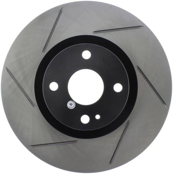 StopTech 16-17 Mazda MX-5 Front Passenger Side Slotted Sport Brake Rotor - 126.45092SR for 2016-2025 Mazda MX 5 Miata - front
