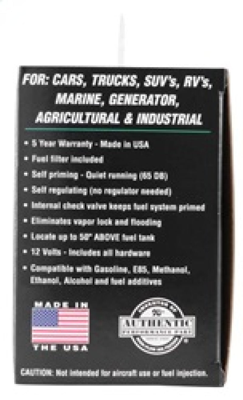 K&amp;N Performance Electric Fuel Pump 9-11.5 PSI Diesel - 81-0403