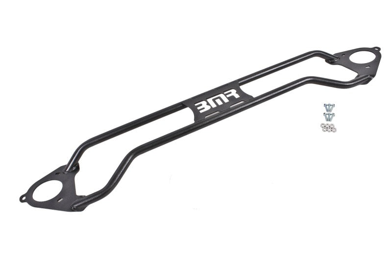 BMR 16-17 6th Gen Camaro Front Twin Tube Design Strut Tower Brace - Black Hammertone - STB019H