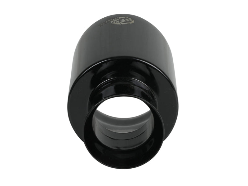 aFe MACH Force-XP 4-1/2in Black OE Replacement Exhaust Tips - 15-19 Dodge Charger/Hellcat - 49C32068-B