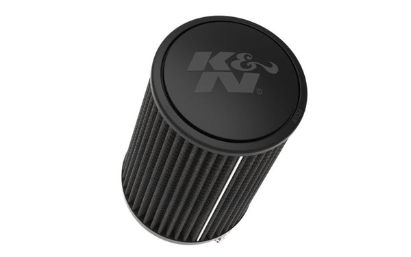 K&N Universal Air Filter (4in. Flange / 6in. Base / 5.25in. Top OD / 9.25in. Height) - RU-3112HBK by K&N Engineering - front 