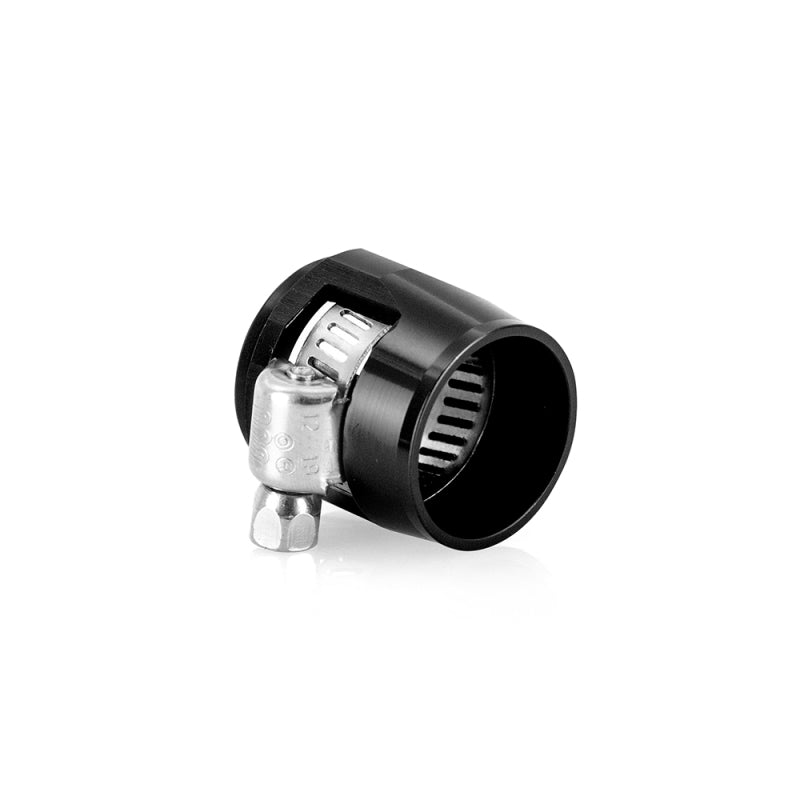 Mishimoto Aluminum -8AN Hex Finishers - Black - MMHXF-08-4-BK by Mishimoto - angle view