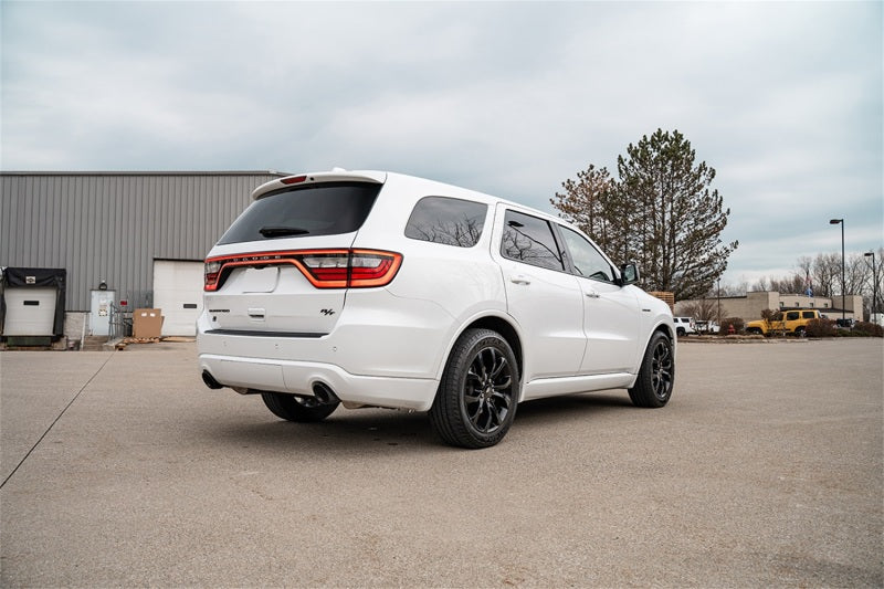 Corsa 11-23 Dodge Durango Xtreme 2.5in Cat-Back Dual Rear Exit w/ Single 4.5in Black PVD Tips - 21186BLK